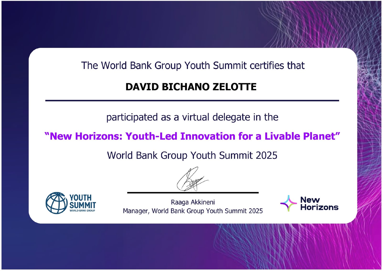 World Bank Group Youth Summit 2025